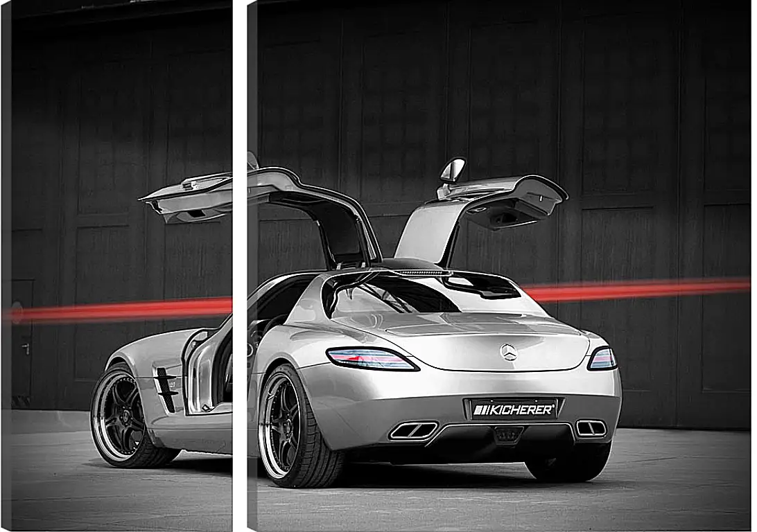 Модульная картина - Mercedes SLS AMG