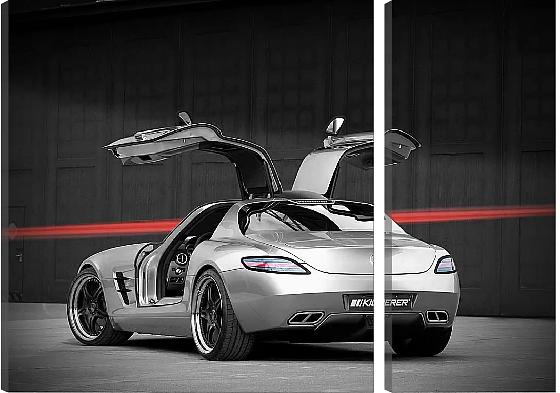 Модульная картина - Mercedes SLS AMG