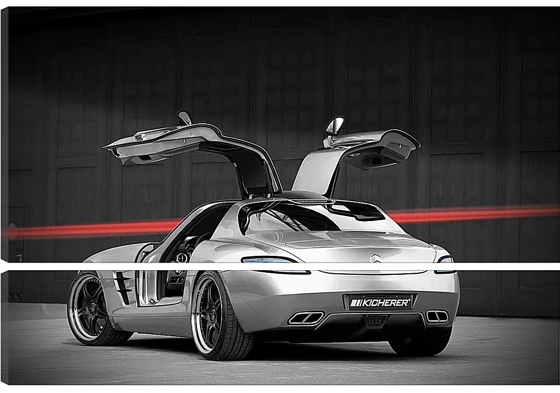 Модульная картина - Mercedes SLS AMG