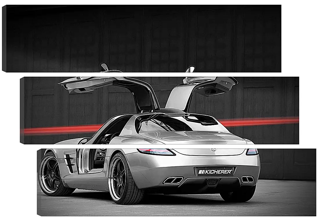 Модульная картина - Mercedes SLS AMG