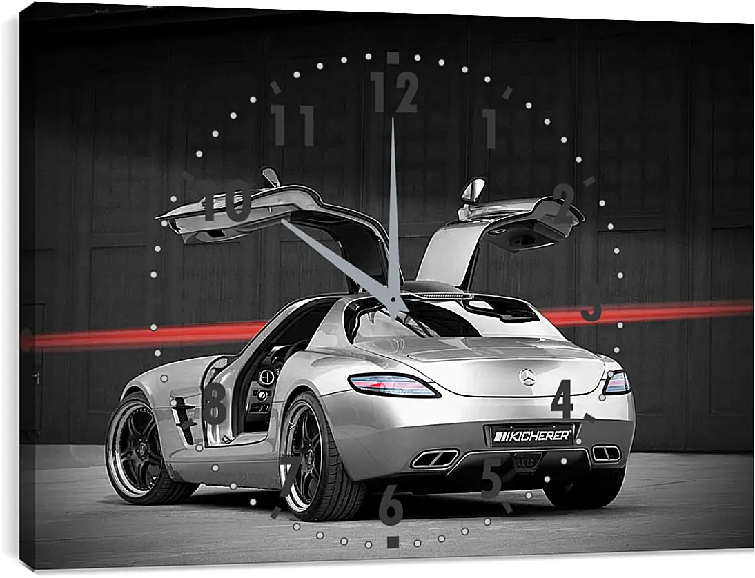 Часы картина - Mercedes SLS AMG