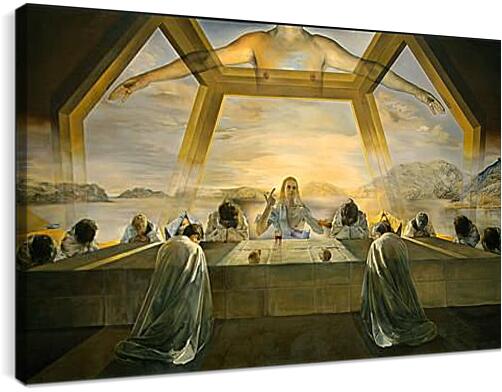 Постер и плакат - The Sacrament of the Last Supper. (Тайная вечеря) Сальвадор Дали