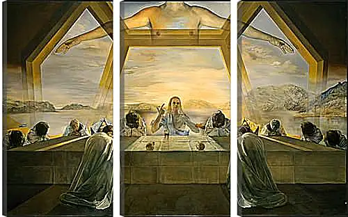 Модульная картина - The Sacrament of the Last Supper. (Тайная вечеря) Сальвадор Дали