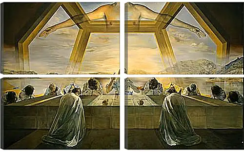 Модульная картина - The Sacrament of the Last Supper. (Тайная вечеря) Сальвадор Дали