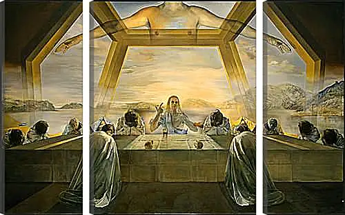 Модульная картина - The Sacrament of the Last Supper. (Тайная вечеря) Сальвадор Дали