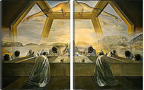 Модульная картина - The Sacrament of the Last Supper. (Тайная вечеря) Сальвадор Дали