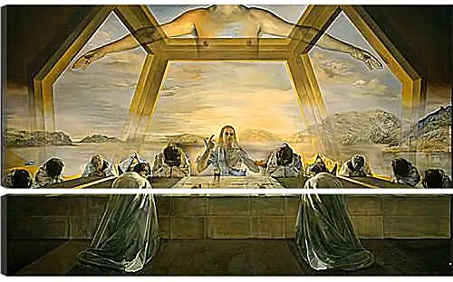 Модульная картина - The Sacrament of the Last Supper. (Тайная вечеря) Сальвадор Дали