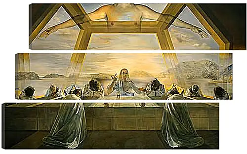 Модульная картина - The Sacrament of the Last Supper. (Тайная вечеря) Сальвадор Дали