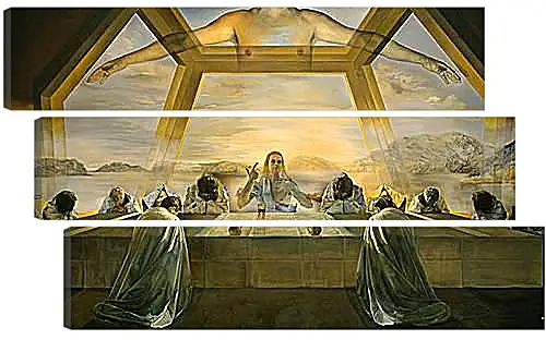 Модульная картина - The Sacrament of the Last Supper. (Тайная вечеря) Сальвадор Дали