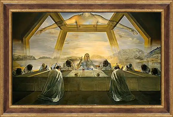 Картина в раме - The Sacrament of the Last Supper. (Тайная вечеря) Сальвадор Дали