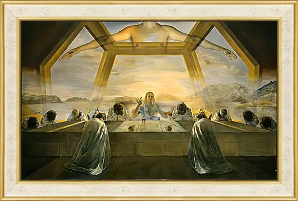 Картина в раме - The Sacrament of the Last Supper. (Тайная вечеря) Сальвадор Дали