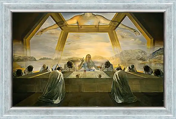 Картина в раме - The Sacrament of the Last Supper. (Тайная вечеря) Сальвадор Дали