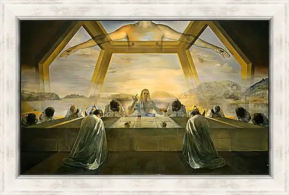 Картина в раме - The Sacrament of the Last Supper. (Тайная вечеря) Сальвадор Дали