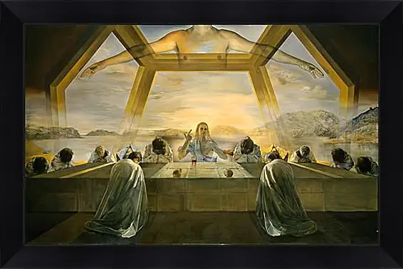 Картина в раме - The Sacrament of the Last Supper. (Тайная вечеря) Сальвадор Дали