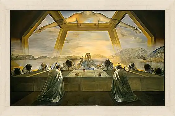 Картина в раме - The Sacrament of the Last Supper. (Тайная вечеря) Сальвадор Дали