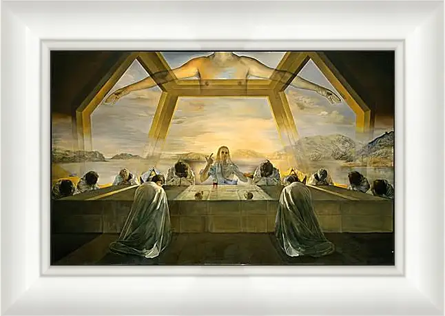 Картина в раме - The Sacrament of the Last Supper. (Тайная вечеря) Сальвадор Дали