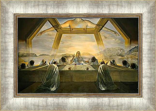 Картина в раме - The Sacrament of the Last Supper. (Тайная вечеря) Сальвадор Дали