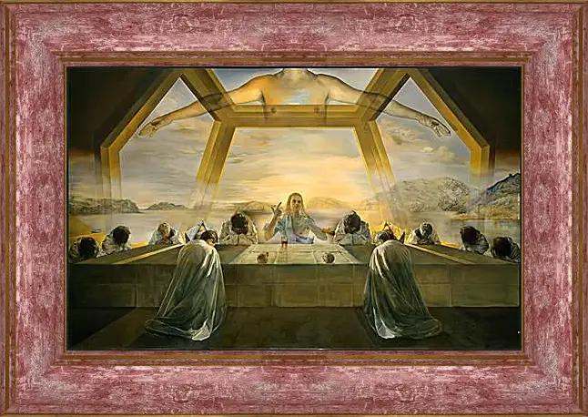 Картина в раме - The Sacrament of the Last Supper. (Тайная вечеря) Сальвадор Дали