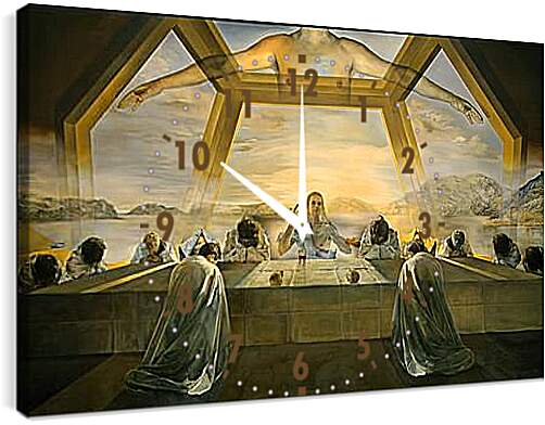 Часы картина - The Sacrament of the Last Supper. (Тайная вечеря) Сальвадор Дали