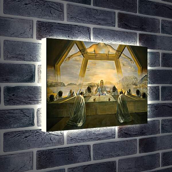 Лайтбокс световая панель - The Sacrament of the Last Supper. (Тайная вечеря) Сальвадор Дали
