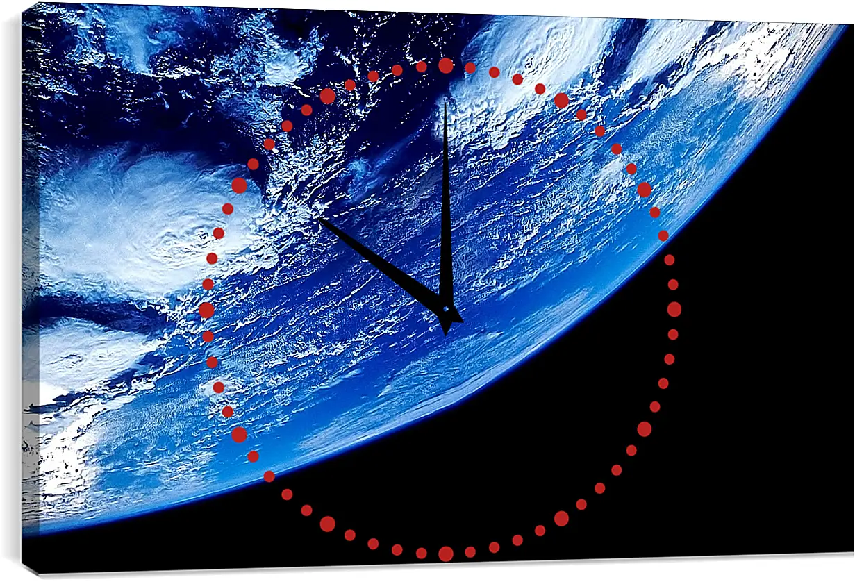 Часы картина - Космос