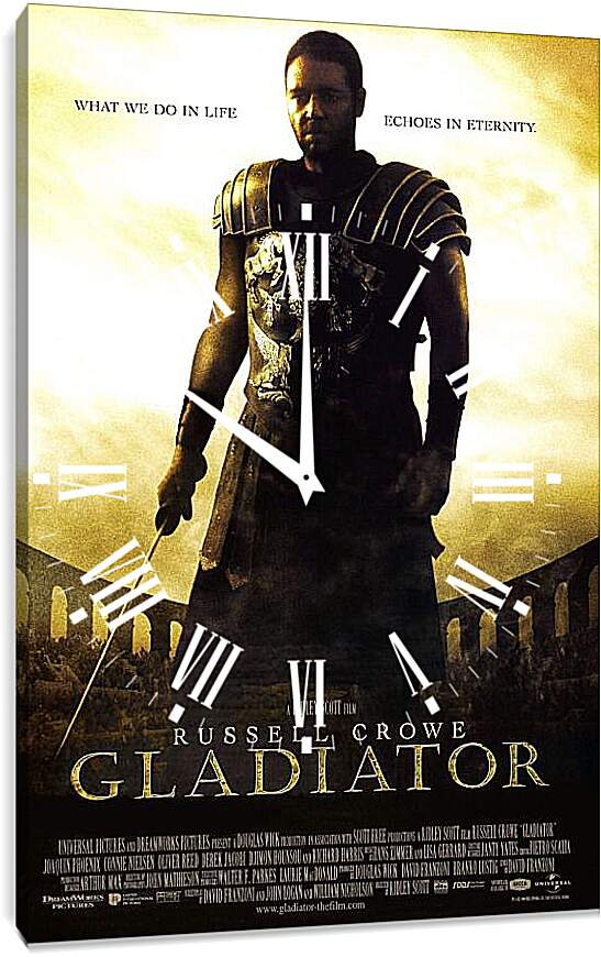 Часы картина - Gladiator