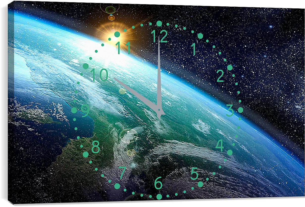 Часы картина - Космос