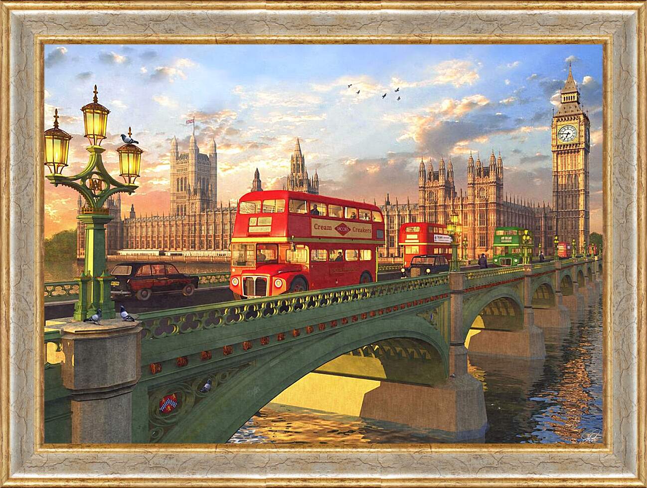 Картина в раме - Лондонский мост