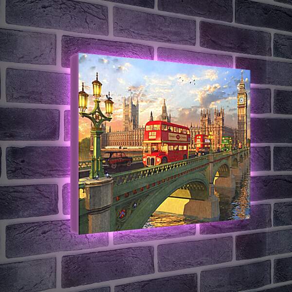 Лайтбокс световая панель - Лондонский мост
