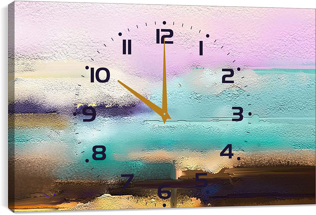 Часы картина - Абстракция