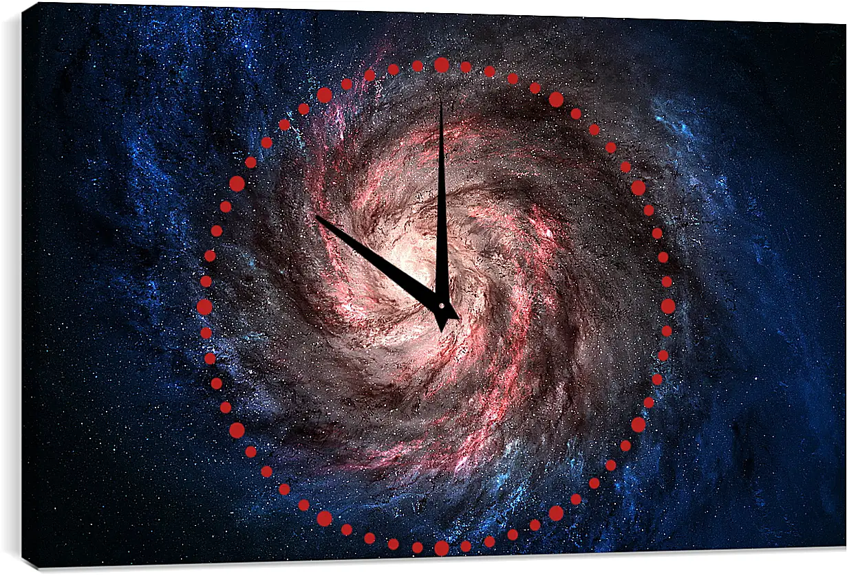Часы картина - Космос