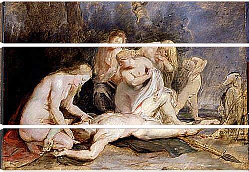 Модульная картина - Venus Mourning Adonis. Питер Пауль Рубенс