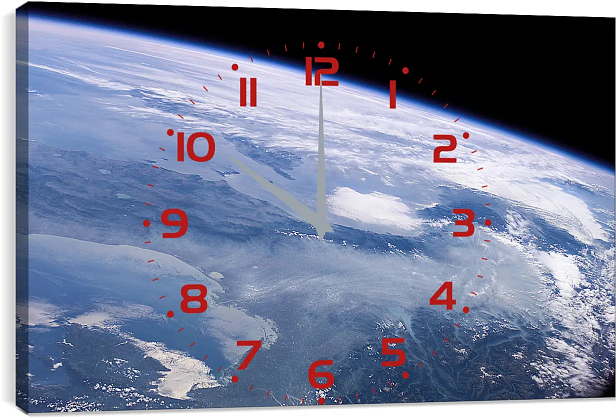 Часы картина - Космос
