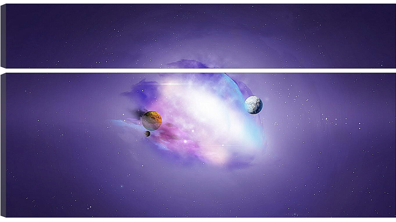 Модульная картина - Космос