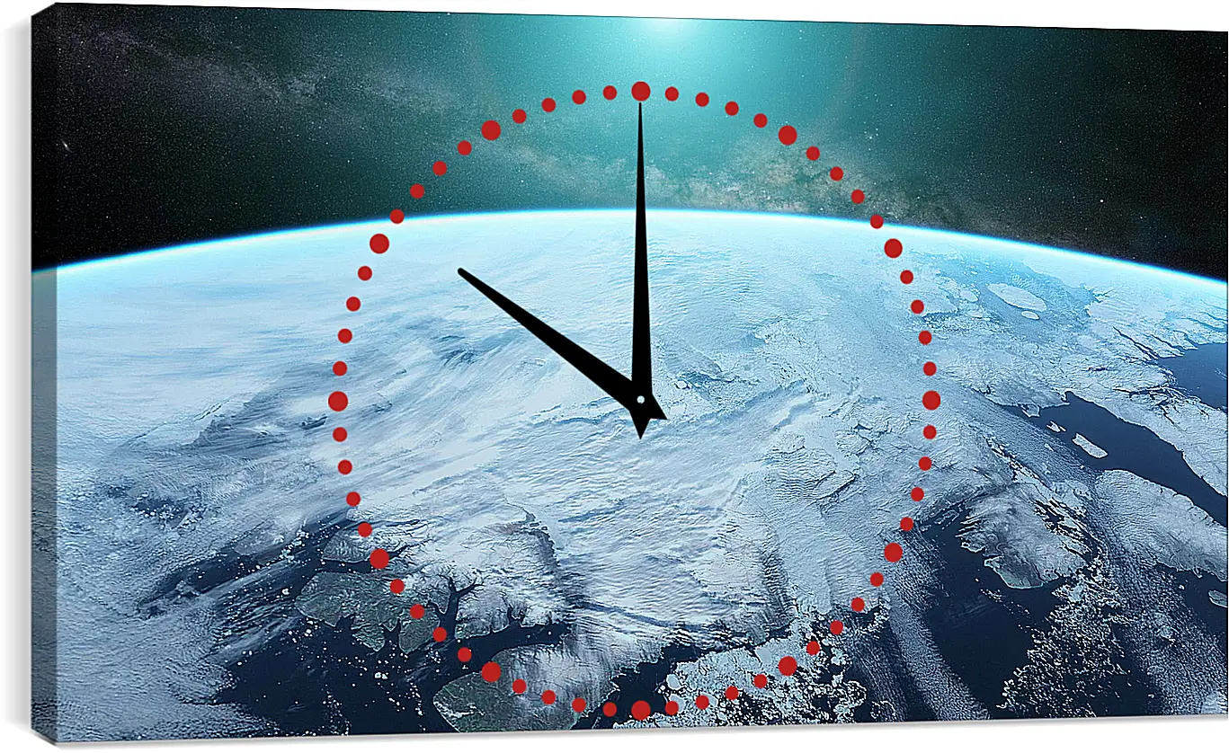 Часы картина - Космос