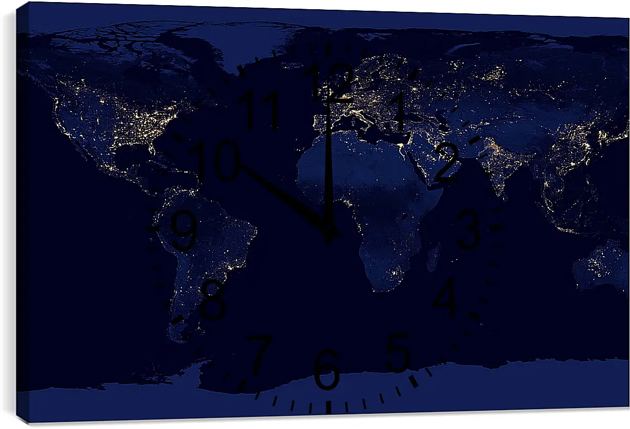 Часы картина - Космос