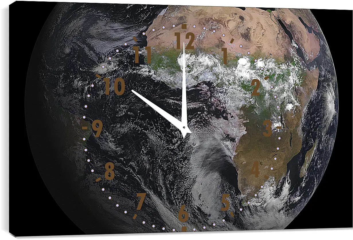 Часы картина - Космос