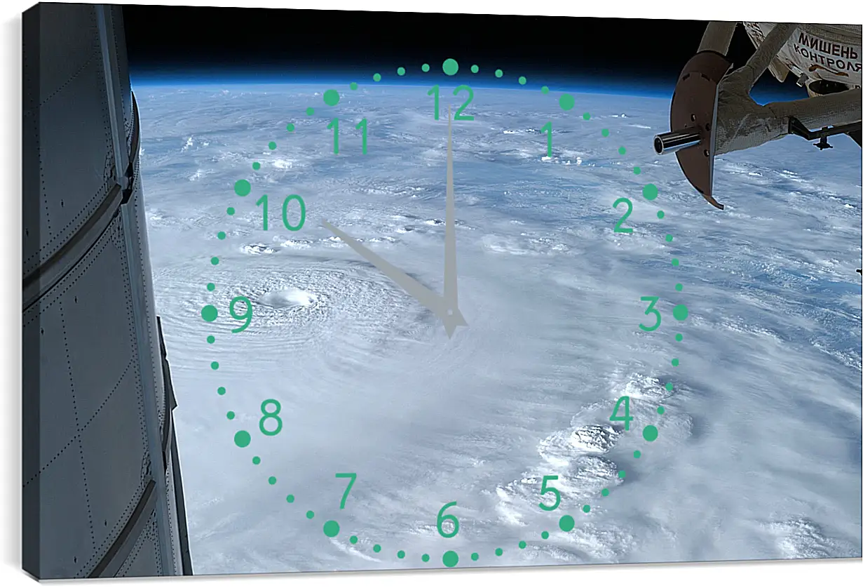 Часы картина - Космос