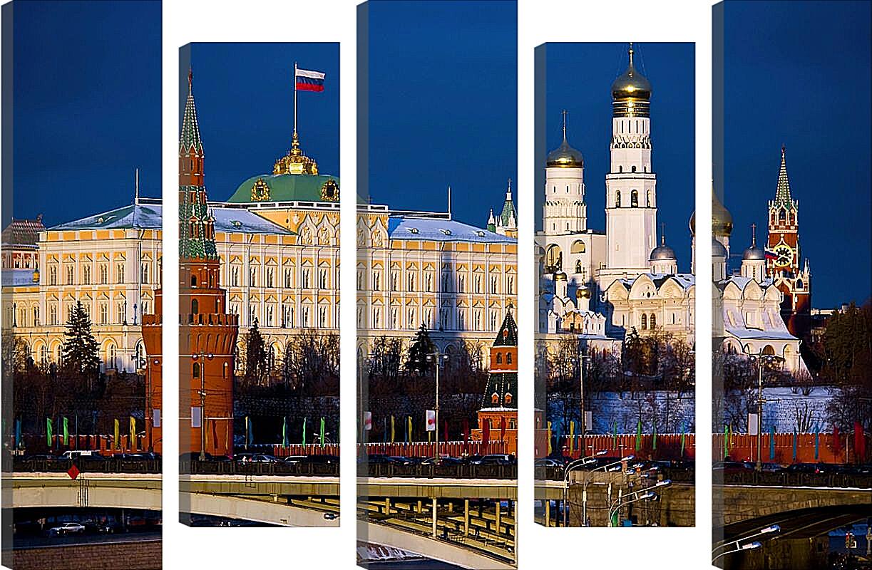Модульная картина - Московский Кремль