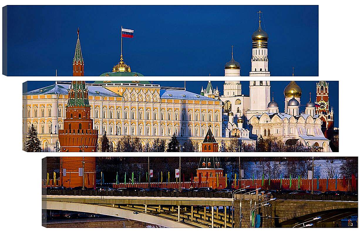 Модульная картина - Московский Кремль