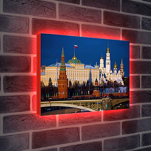 Лайтбокс световая панель - Московский Кремль