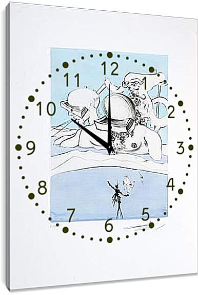 Часы картина - Вечная напоминание о Сюрреализме. Сальвадор Дали
