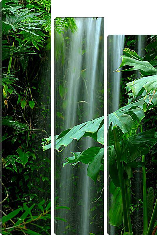 Модульная картина - Миниатюрный водопад