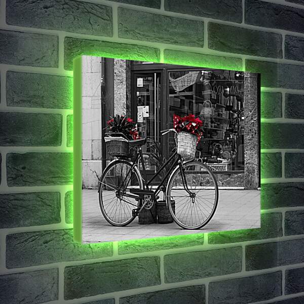 Лайтбокс световая панель - Велосипед