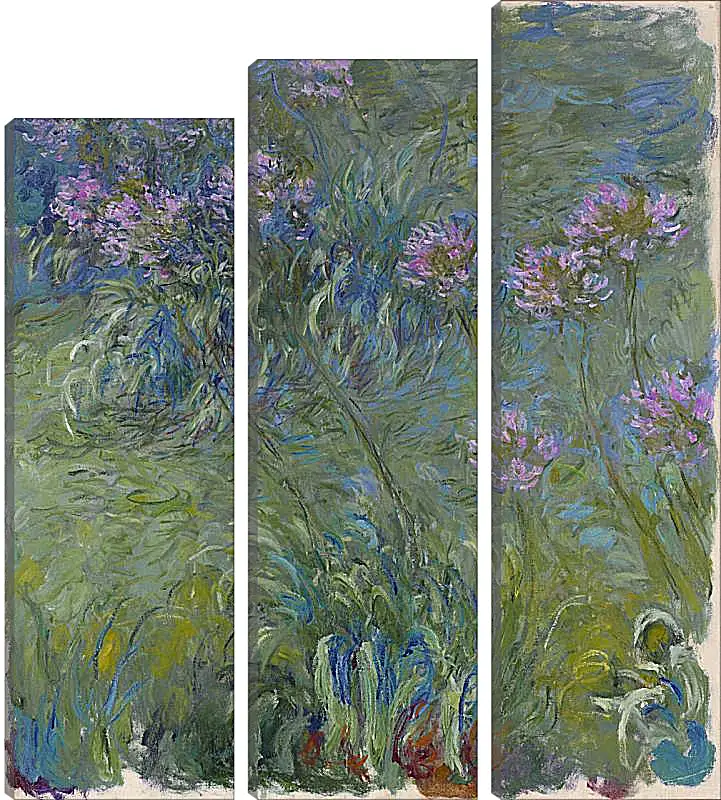 Модульная картина - Agapanthus, 1914-17. Клод Моне