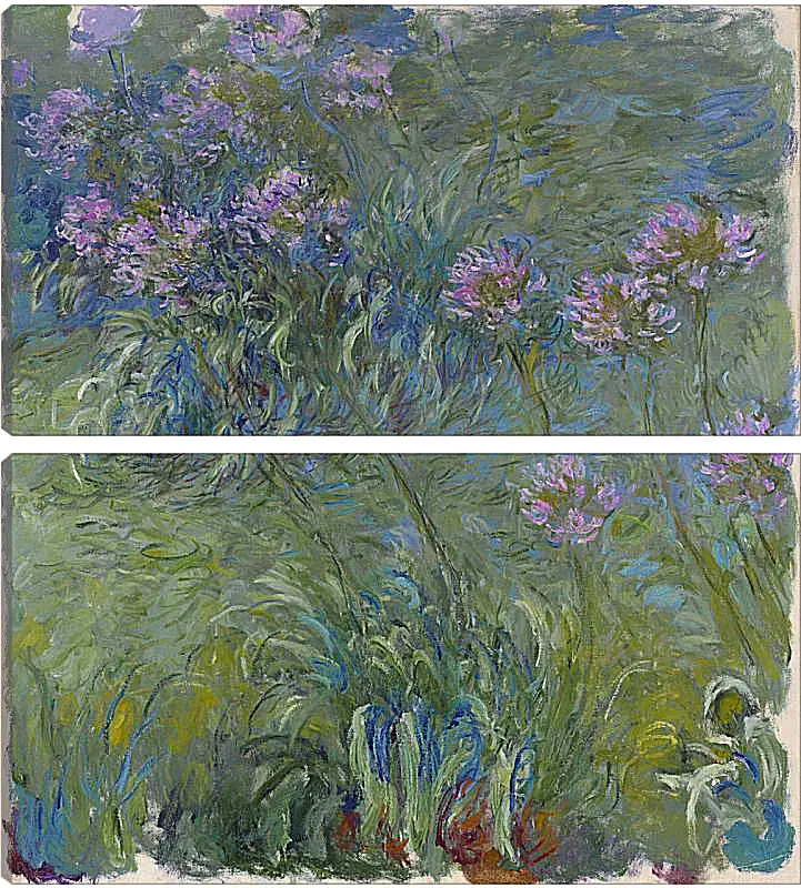 Модульная картина - Agapanthus, 1914-17. Клод Моне