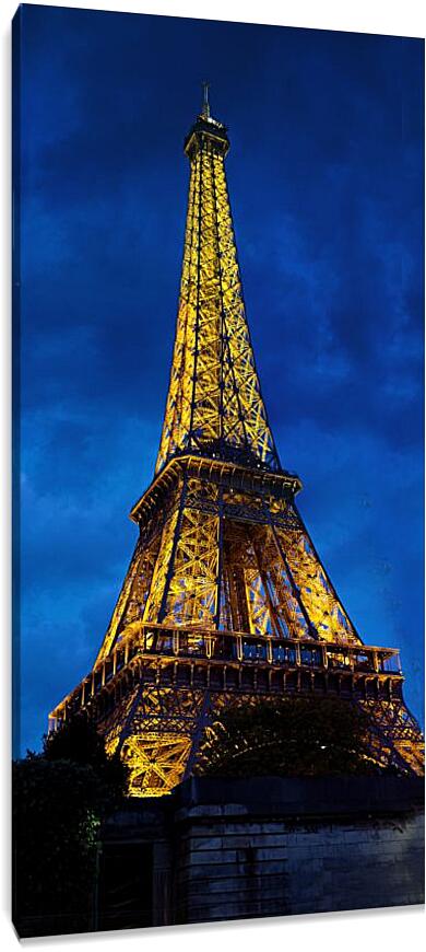 Постер и плакат - Эйфелева башня в подсветке