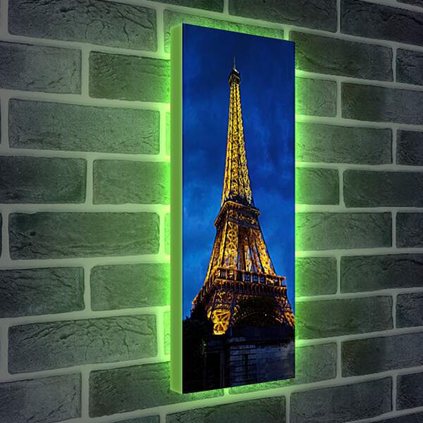 Лайтбокс световая панель - Эйфелева башня в подсветке