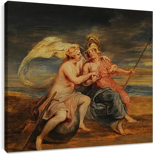 Постер и плакат - Allegory of Fortune and Virtue. Питер Пауль Рубенс