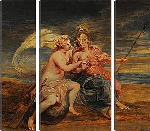 Модульная картина - Allegory of Fortune and Virtue. Питер Пауль Рубенс